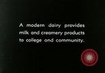 Image of a modern dairy Berea Kentucky United States USA, 1933, second 4 stock footage video 65675021250