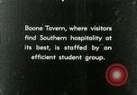 Image of Boone Tavern Berea Kentucky United States USA, 1933, second 1 stock footage video 65675021254