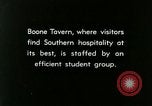 Image of Boone Tavern Berea Kentucky United States USA, 1933, second 6 stock footage video 65675021254