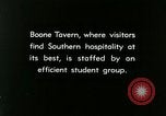 Image of Boone Tavern Berea Kentucky United States USA, 1933, second 12 stock footage video 65675021254