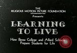 Image of Opportunity Schools Berea Kentucky United States USA, 1933, second 9 stock footage video 65675021268
