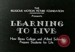 Image of Opportunity Schools Berea Kentucky United States USA, 1933, second 11 stock footage video 65675021268