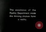 Image of Poultry farm Berea Kentucky United States USA, 1933, second 4 stock footage video 65675021269