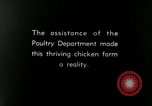 Image of Poultry farm Berea Kentucky United States USA, 1933, second 8 stock footage video 65675021269