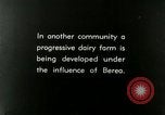 Image of dairy farm Berea Kentucky United States USA, 1933, second 9 stock footage video 65675021270