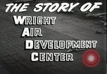 Standbild Wright Air Development Center United States USA, 1950, aus Sekunde 28 historischem Filmmaterial Videoclip 65675021346