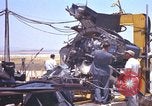 Standbild Ramains von X-15-3 zerstört auf dem Prüfstand California United States USA, 1960, aus Sekunde 55 historischem Filmmaterial Videoclip 65675021358