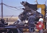 Standbild Ramains von X-15-3 zerstört auf dem Prüfstand California United States USA, 1960, aus Sekunde 56 historischem Filmmaterial Videoclip 65675021358