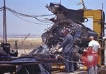 Standbild Ramains von X-15-3 zerstört auf dem Prüfstand California United States USA, 1960, aus Sekunde 62 historischem Filmmaterial Videoclip 65675021358