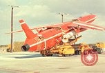 Image of Snark missile Edwards Air Force Base California USA, 1958, second 25 stock footage video 65675021425