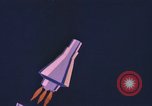 Image of animated rocket launch United States USA, 1960, second 21 stock footage video 65675021453
