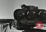 Image of Mercury Atlas MA-9 rocket erected Cape Canaveral Florida USA, 1963, second 3 stock footage video 65675021462