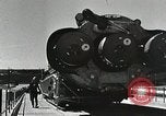 Image of Mercury Atlas MA-9 rocket erected Cape Canaveral Florida USA, 1963, second 4 stock footage video 65675021462