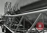 Image of Mercury Atlas MA-9 rocket erected Cape Canaveral Florida USA, 1963, second 31 stock footage video 65675021462