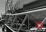 Image of Mercury Atlas MA-9 rocket erected Cape Canaveral Florida USA, 1963, second 32 stock footage video 65675021462