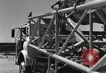 Image of Mercury Atlas MA-9 rocket erected Cape Canaveral Florida USA, 1963, second 41 stock footage video 65675021462