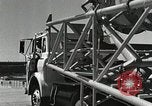 Image of Mercury Atlas MA-9 rocket erected Cape Canaveral Florida USA, 1963, second 43 stock footage video 65675021462