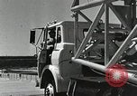 Image of Mercury Atlas MA-9 rocket erected Cape Canaveral Florida USA, 1963, second 48 stock footage video 65675021462