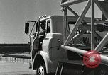 Image of Mercury Atlas MA-9 rocket erected Cape Canaveral Florida USA, 1963, second 49 stock footage video 65675021462