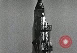 Standbild NASA Mercury Atlas-9-Rakete Start Cape Canaveral Florida USA, 1963, aus Sekunde 16 historischem Filmmaterial Videoclip 65675021466