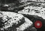 Image of US Army soldiers prepare for gas attack in World War 1 trench France, 1918, second 47 stock footage video 65675021500