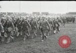 Image of United States troops march in French town in World War 1 France, 1918, second 10 stock footage video 65675021505