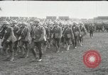 Image of United States troops march in French town in World War 1 France, 1918, second 11 stock footage video 65675021505