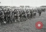Image of United States troops march in French town in World War 1 France, 1918, second 14 stock footage video 65675021505