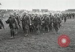 Image of United States troops march in French town in World War 1 France, 1918, second 17 stock footage video 65675021505