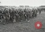 Image of United States troops march in French town in World War 1 France, 1918, second 18 stock footage video 65675021505
