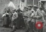 Image of United States troops march in French town in World War 1 France, 1918, second 28 stock footage video 65675021505