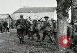 Image of United States troops march in French town in World War 1 France, 1918, second 39 stock footage video 65675021505