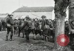 Image of United States troops march in French town in World War 1 France, 1918, second 40 stock footage video 65675021505