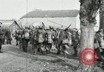 Image of United States troops march in French town in World War 1 France, 1918, second 46 stock footage video 65675021505