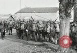Image of United States troops march in French town in World War 1 France, 1918, second 52 stock footage video 65675021505