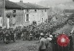 Image of United States troops march in French town in World War 1 France, 1918, second 55 stock footage video 65675021505