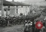 Image of United States troops march in French town in World War 1 France, 1918, second 58 stock footage video 65675021505
