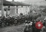 Image of United States troops march in French town in World War 1 France, 1918, second 60 stock footage video 65675021505