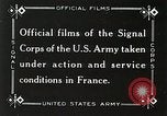 Immagine di Operazione di Marne Francia, 1918, secondo 9 filmato di repertorio 65675021520
