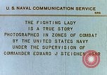 Image of Aircraft on board USS Yorktown CV-10 World War 2 Pacific Ocean, 1943, second 49 stock footage video 65675021553