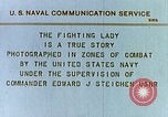 Image of Aircraft on board USS Yorktown CV-10 World War 2 Pacific Ocean, 1943, second 50 stock footage video 65675021553