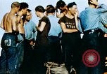 Image of 5 inch guns fired aboard USS Yorktown World War 2 Pacific Ocean, 1943, second 13 stock footage video 65675021554