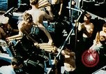 Image of 5 inch guns fired aboard USS Yorktown World War 2 Pacific Ocean, 1943, second 34 stock footage video 65675021554