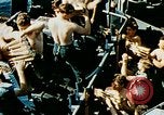 Image of 5 inch guns fired aboard USS Yorktown World War 2 Pacific Ocean, 1943, second 35 stock footage video 65675021554