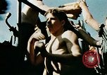 Image of 5 inch guns fired aboard USS Yorktown World War 2 Pacific Ocean, 1943, second 37 stock footage video 65675021554