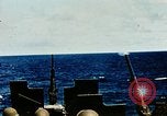 Image of 5 inch guns fired aboard USS Yorktown World War 2 Pacific Ocean, 1943, second 45 stock footage video 65675021554