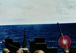 Image of 5 inch guns fired aboard USS Yorktown World War 2 Pacific Ocean, 1943, second 46 stock footage video 65675021554