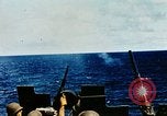 Image of 5 inch guns fired aboard USS Yorktown World War 2 Pacific Ocean, 1943, second 47 stock footage video 65675021554