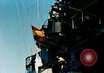 Image of 5 inch guns fired aboard USS Yorktown World War 2 Pacific Ocean, 1943, second 56 stock footage video 65675021554