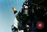 Image of 5 inch guns fired aboard USS Yorktown World War 2 Pacific Ocean, 1943, second 57 stock footage video 65675021554